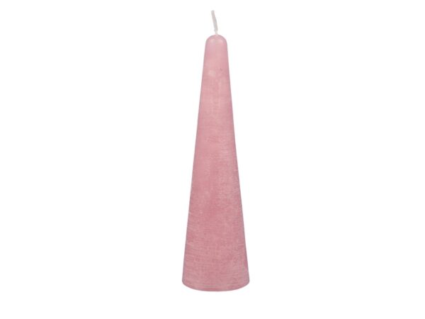 Kegel kaars old pink