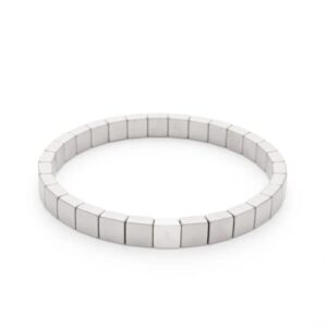 armband zilver vierkant
