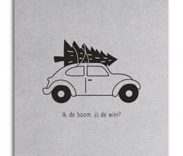 Zoedt - kaart, ik de boom , jij de wijn
