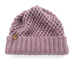 beanie lila