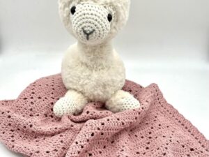 babydeken roze wieber