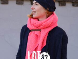 shawl jet fuchsia