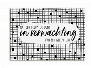 'Wat een geluk! In verwachting van een kleine uk'