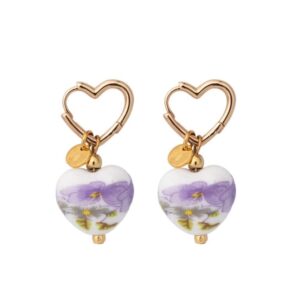 earrings heart no 8
