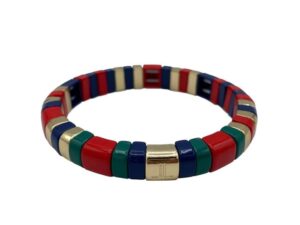 groen rood blauw en goud