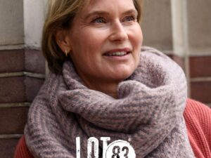 shawl Jet roze grijs