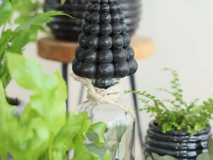 Bubble Tree Candle Zwart