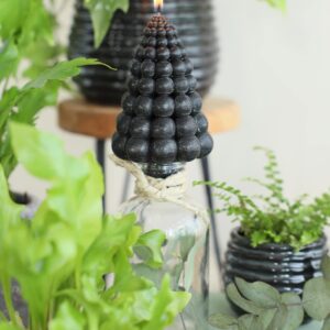 Bubble Tree Candle Zwart