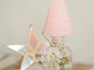 candle tree white pink