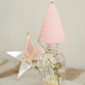 candle tree white pink