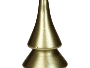 Candle Xmas Tree Wax Gold