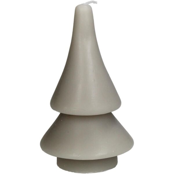 Candle Xmas Tree Wax Ivory