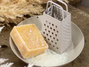 Mini rasp taupe voor amberblokjes