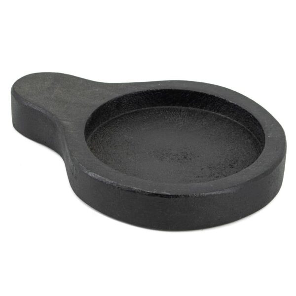 Schaaltje Rond Hout Zwart