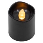 LED waxine XL Zwart