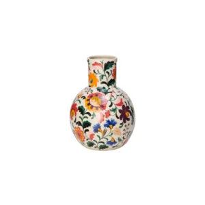 Ronde vaas small multicolor flower