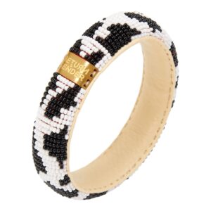 Zwart witte armband - White Giraffe