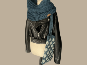 col shawl Petrol