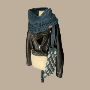 col shawl Petrol
