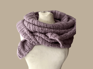 stoere shawl Lila