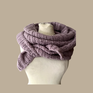 stoere shawl Lila