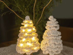 gehaakte kerstboompjes