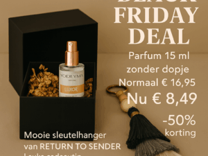 Deze deal is ideaal als klein cadeautje, voor in een kerstpakket of als luxe extraatje voor jezelf. De combinatie van parfum en accessoire maakt het een unieke en stijlvolle giftset. OP=OP!