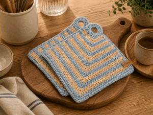 Latte & Dusty Blue
