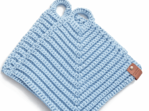 retro pannenlappen dusty blue