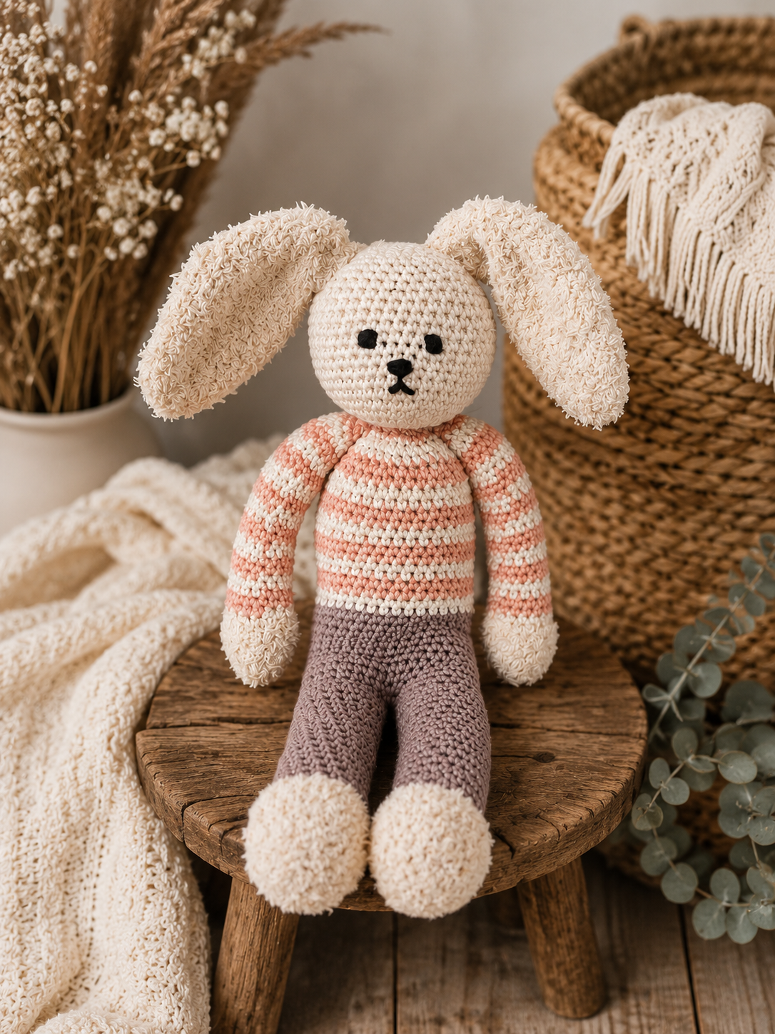 Moos handgemaakte teddy knuffel