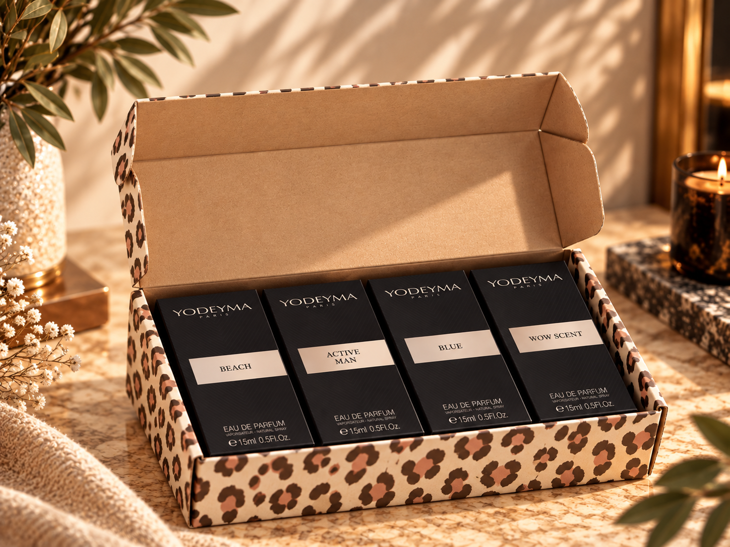 Yodeyma Discovery Favorites Men met vier herengeuren van 15 ml