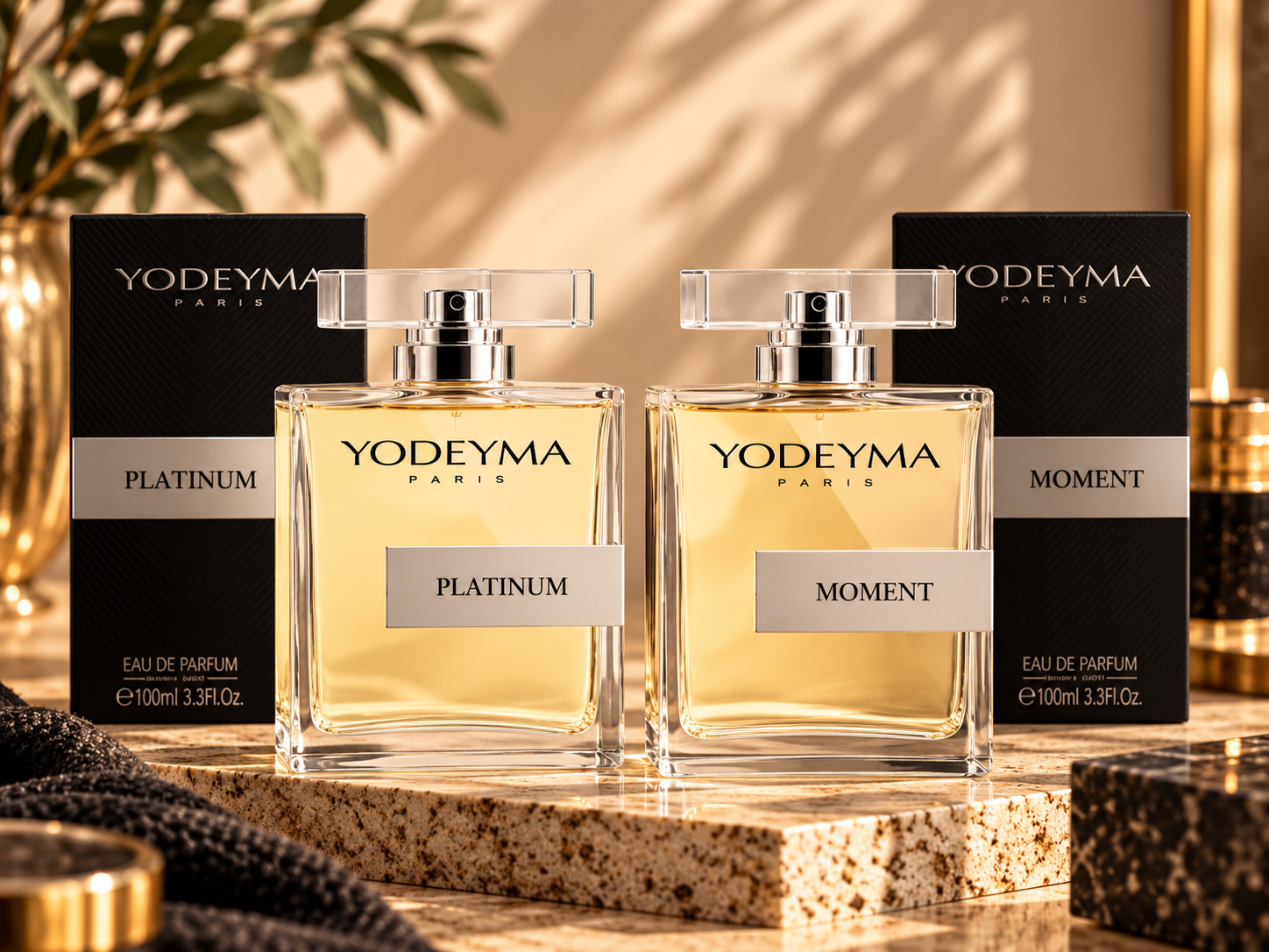 Yodeyma The Men’s Favorites set met Platinum en Moment herenparfum