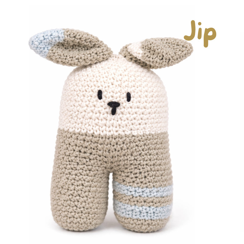 handgemaakte babyknuffel Jip