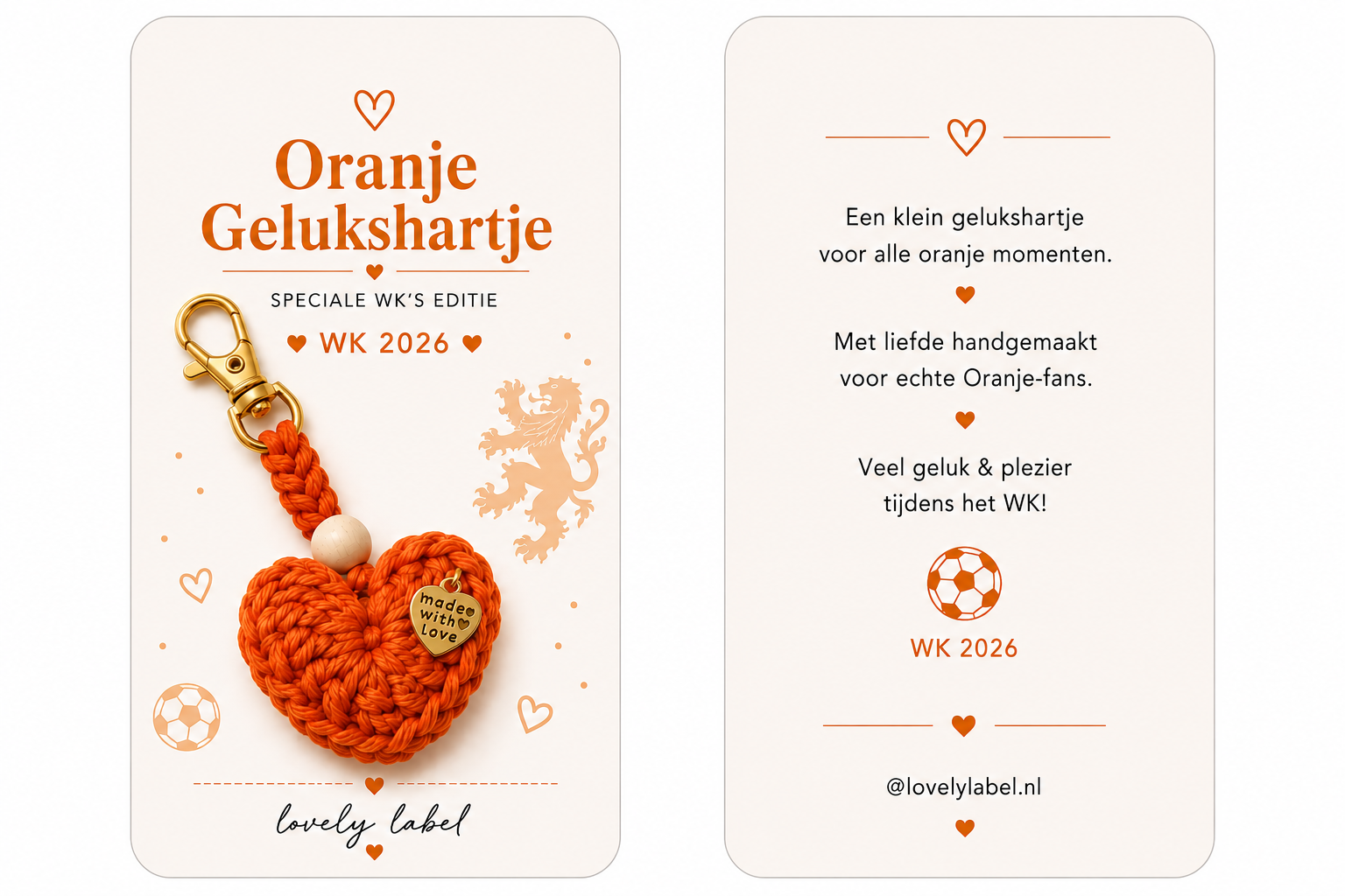 Oranje Gelukshartje
