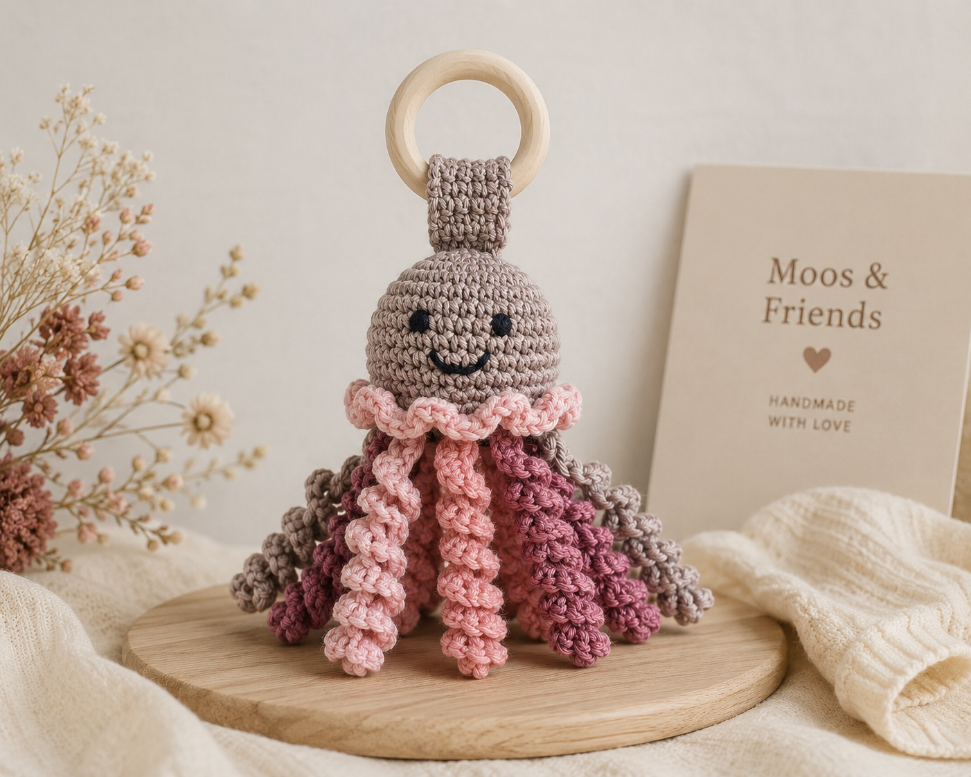 gehaakte octopus knuffel