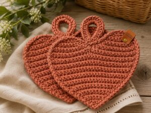 Lovely Heart Pannenlap - Terra