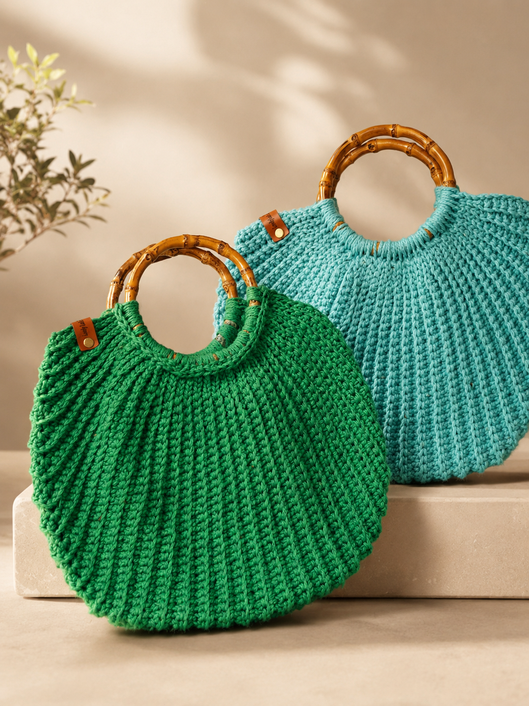 Gehaakte boho tas Jade